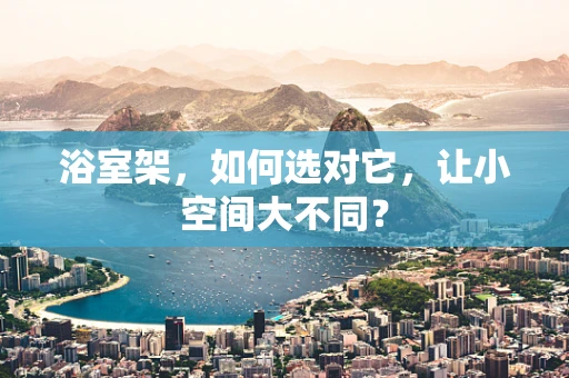 浴室架，如何选对它，让小空间大不同？