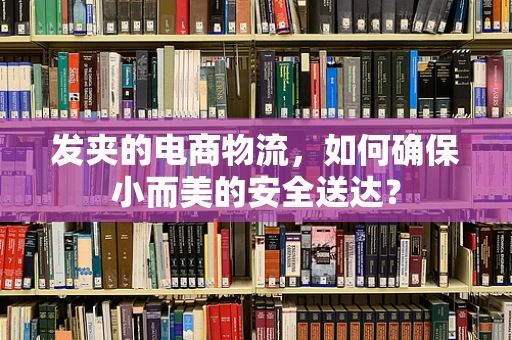 发夹的电商物流，如何确保小而美的安全送达？