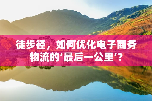 徒步径，如何优化电子商务物流的‘最后一公里’？