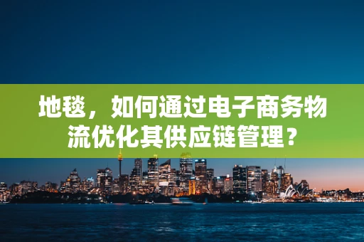 地毯，如何通过电子商务物流优化其供应链管理？