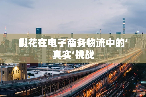 假花在电子商务物流中的‘真实’挑战