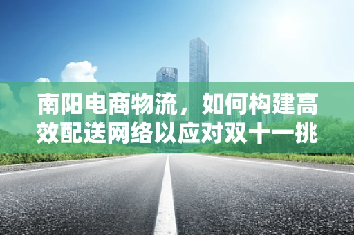 南阳电商物流，如何构建高效配送网络以应对双十一挑战？