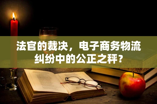 法官的裁决，电子商务物流纠纷中的公正之秤？