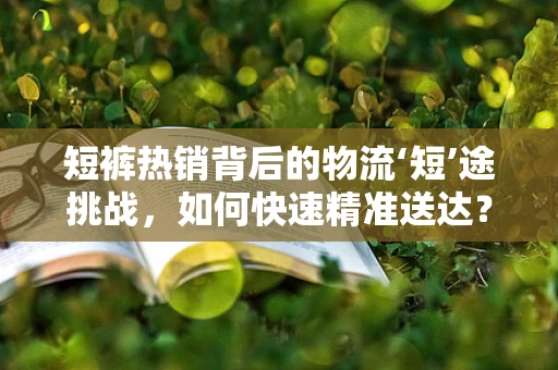 短裤热销背后的物流‘短’途挑战，如何快速精准送达？