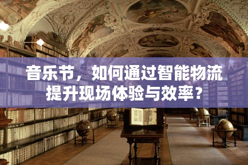 音乐节，如何通过智能物流提升现场体验与效率？