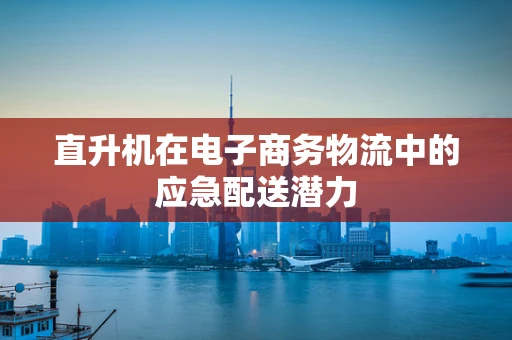直升机在电子商务物流中的应急配送潜力