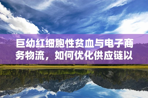 巨幼红细胞性贫血与电子商务物流，如何优化供应链以保障患者用药？