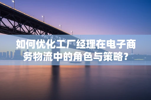 如何优化工厂经理在电子商务物流中的角色与策略？