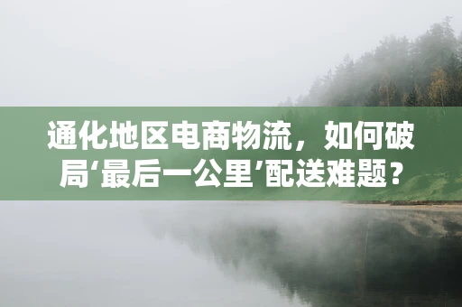通化地区电商物流，如何破局‘最后一公里’配送难题？