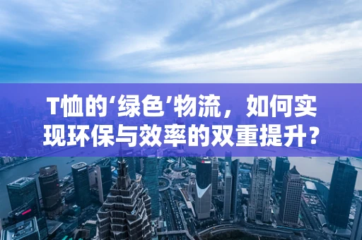 T恤的‘绿色’物流，如何实现环保与效率的双重提升？