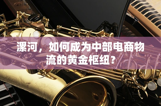 漯河，如何成为中部电商物流的黄金枢纽？