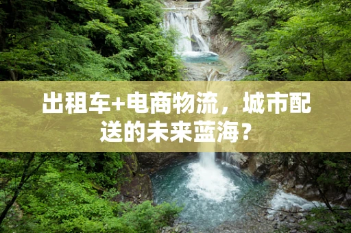 出租车+电商物流，城市配送的未来蓝海？