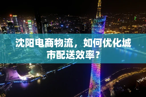 沈阳电商物流，如何优化城市配送效率？