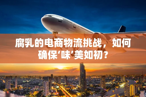腐乳的电商物流挑战，如何确保‘味’美如初？