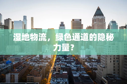 湿地物流，绿色通道的隐秘力量？