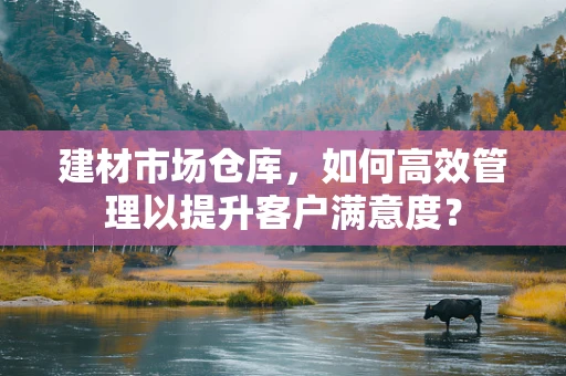 建材市场仓库，如何高效管理以提升客户满意度？