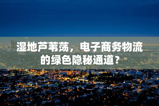 湿地芦苇荡，电子商务物流的绿色隐秘通道？