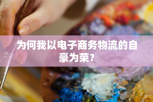 为何我以电子商务物流的自豪为荣？