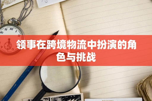 领事在跨境物流中扮演的角色与挑战