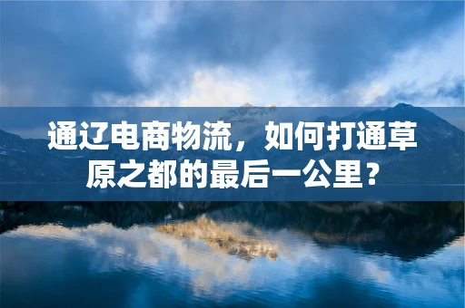 通辽电商物流，如何打通草原之都的最后一公里？