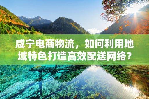咸宁电商物流，如何利用地域特色打造高效配送网络？
