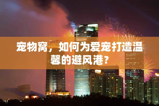 宠物窝，如何为爱宠打造温馨的避风港？