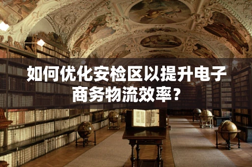 如何优化安检区以提升电子商务物流效率？