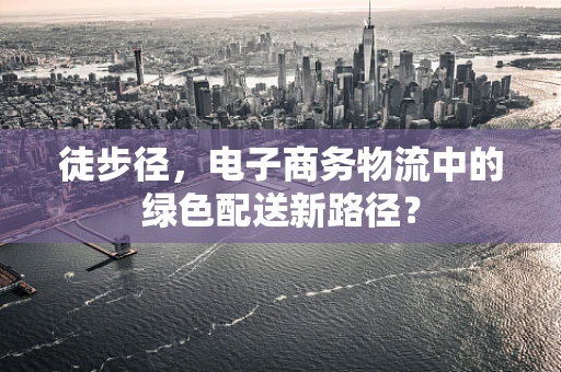 徒步径，电子商务物流中的绿色配送新路径？