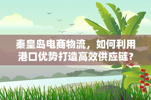 秦皇岛电商物流，如何利用港口优势打造高效供应链？