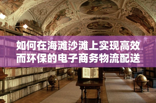 如何在海滩沙滩上实现高效而环保的电子商务物流配送？