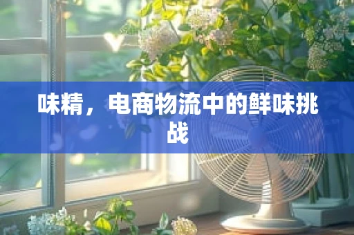 味精，电商物流中的鲜味挑战