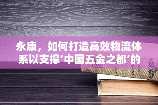 永康，如何打造高效物流体系以支撑‘中国五金之都’的电商发展？