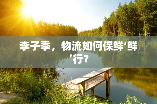 李子季，物流如何保鲜‘鲜’行？