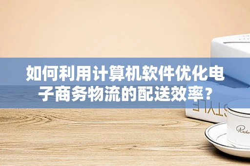如何利用计算机软件优化电子商务物流的配送效率？