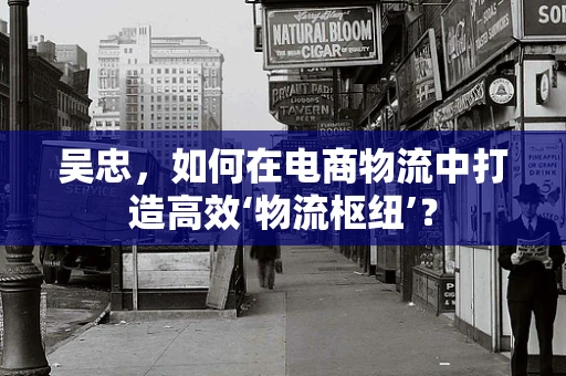 吴忠，如何在电商物流中打造高效‘物流枢纽’？