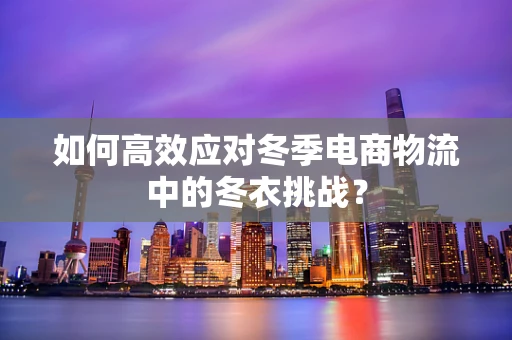 如何高效应对冬季电商物流中的冬衣挑战？