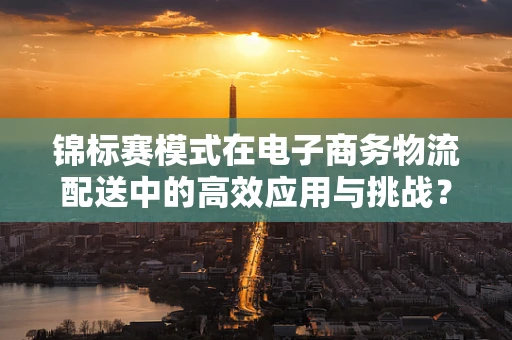 锦标赛模式在电子商务物流配送中的高效应用与挑战？