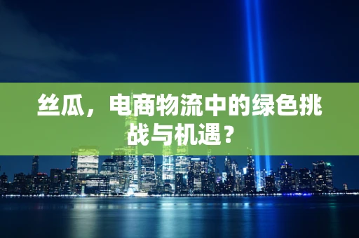 丝瓜，电商物流中的绿色挑战与机遇？
