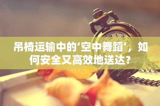 吊椅运输中的‘空中舞蹈’，如何安全又高效地送达？