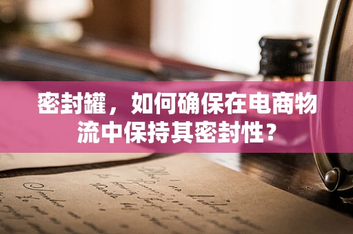 密封罐，如何确保在电商物流中保持其密封性？