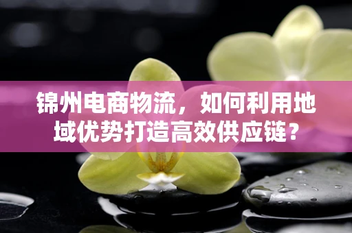 锦州电商物流，如何利用地域优势打造高效供应链？