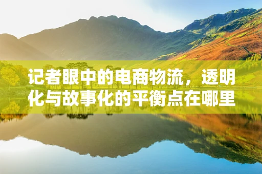 记者眼中的电商物流，透明化与故事化的平衡点在哪里？
