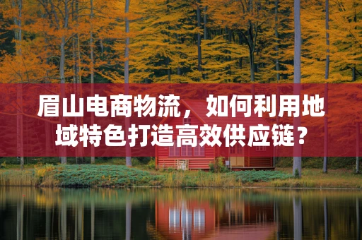 眉山电商物流，如何利用地域特色打造高效供应链？
