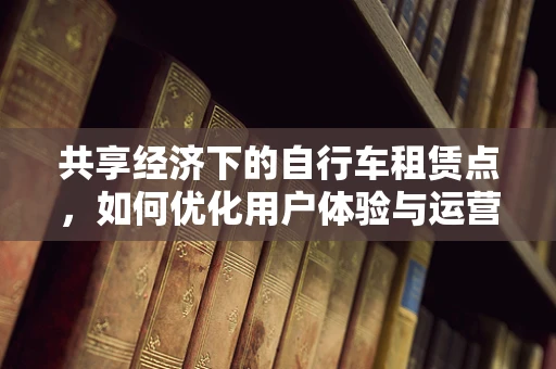 共享经济下的自行车租赁点，如何优化用户体验与运营效率？
