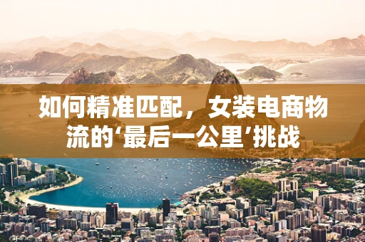 如何精准匹配，女装电商物流的‘最后一公里’挑战