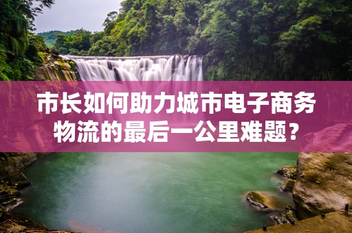 市长如何助力城市电子商务物流的最后一公里难题？