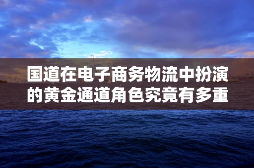 国道在电子商务物流中扮演的黄金通道角色究竟有多重要？