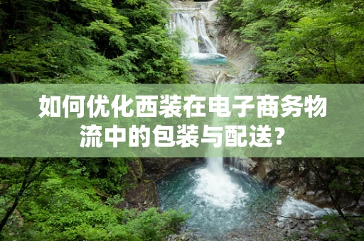 如何优化西装在电子商务物流中的包装与配送？