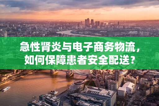 急性肾炎与电子商务物流，如何保障患者安全配送？