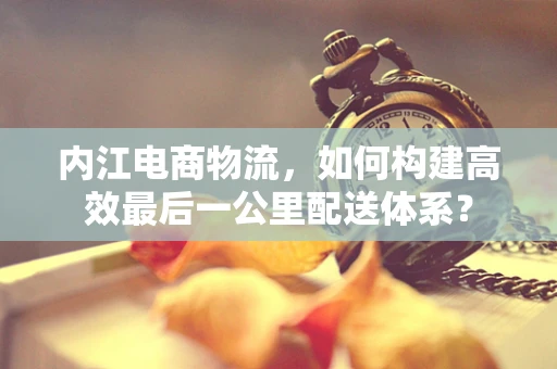 内江电商物流，如何构建高效最后一公里配送体系？
